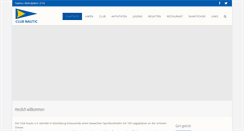 Desktop Screenshot of club-nautic.de